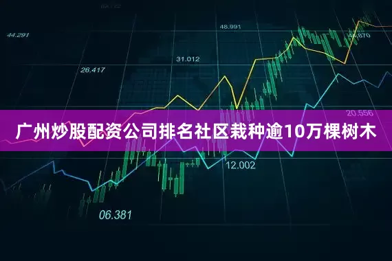 广州炒股配资公司排名社区栽种逾10万棵树木